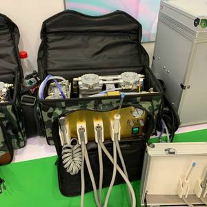 Turbine dentaire portable électrique Guangzhou 401, certifiée CE Classe II, avec sac à dos, pour blanchiment dentaire et placages - Product Image 1