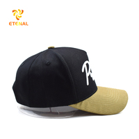 Gorra de Béisbol Unisex 100% Algodón, con Logotipo Bordado a Mano Personalizado, Tela Oxford con Cuerda, 5 Paneles, Dos Colores, Diseño de Puntos/Argyle