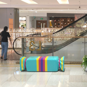 Banc moderne P642 Candy, chaise-banc personnalisée pour école, parc, cuisine, villa, restaurant et espaces d'attente publics - Product Image 6