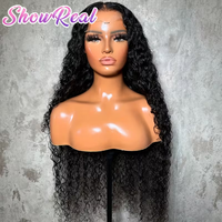 Perruques en cheveux naturels bruts, ondulées profondes, avec dentelle HD, vente en gros, sans colle, 13x6, pour femmes