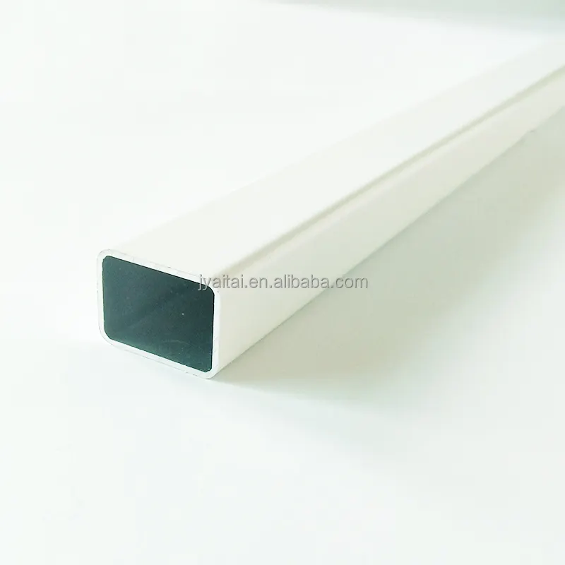aluminium supplier decorative Squeeze aluminium extrusion profiles cutting aluminium profiles square pipe rectangular tube