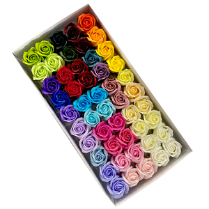Handmade Nghệ Thuật Nhân Tạo Hoa 3 Lớp Rose Head Bó Hoa Hộp Quà Tặng Trang Trí Đám Cưới Mô Phỏng Xà Phòng Hoa - Product Image 6