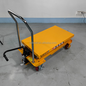 Liebo Dropshippingモバイル強力ベアリングシングルシザーリフト油圧シザーリフト倉庫用 - Product Image 5