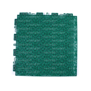 Baldosas entrelazadas de PP/<span class=keywords><strong>TPV</strong></span> de la <span class=keywords><strong>mejor</strong></span> calidad, color azul, con almohadillas para pistas de bádminton - Product Image 2