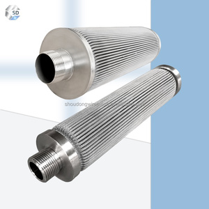 OEM thép không gỉ xếp li Cartridge hàn dây lưới lọc yếu tố gấp lọc cho chất lỏng trước khi lọc - Product Image 1