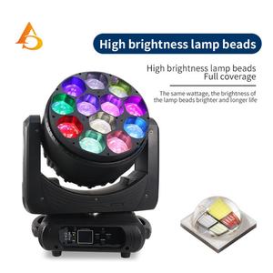 Equipo de Iluminación para Escenarios, Luz Móvil LED Bee Eye, 12 Piezas de 40w, Luz Móvil DMX - Product Image 5