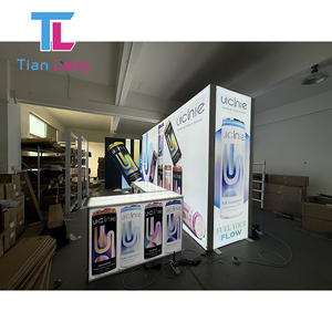 Tablero de mesa luminoso de acrílico blanco de Montaje simple, equipo de feria comercial, pantalla de caja de luz para actividades de recepción y exposiciones - Product Image 5
