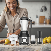 HappyPartner appareils de cuisine multifonctionnels mélangeur personnel électrique pour shakes et smoothies Mélangeurs à immersion