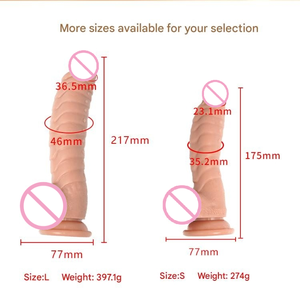 Hautfarbener Flüssigsilikon-Softdildo – <span class=keywords><strong>2</strong></span> Größen, Teleskopvibration, wasserdichtes Erwachsenenspielzeug für intimes Vergnügen, unisex - Product Image 3