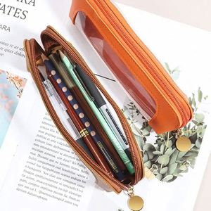 Cosmetic Bag <b>Makeup</b> <b>Storage</b> Travel Wash Toiletries Organizer PU Zipper Casual Portable <b>for</b> Pouch - Product Image 5