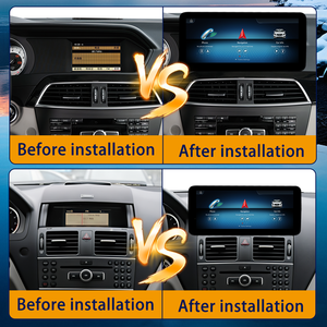 Autoradio GPS 4G Wifi LELV Qualcomm 680 Ntg 4.5 avec CarPlay sans fil et lecteur multimédia pour <span class=keywords><strong>Mercedes</strong></span> Benz <span class=keywords><strong>Classe</strong></span> <span class=keywords><strong>C</strong></span> W204 2011-2014 - Product Image 3