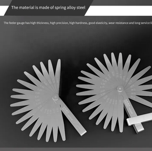 Kafuwell Yb4352b Industrie Kwaliteit Professionele Aanpassen 65mn 17Blade Voeler Meter Set - Product Image 5