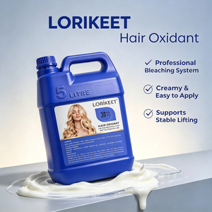 ลอริคีท ODM/OEM โพแทสเซียมเปอร์ออกไซด์ไฮโดรเจน 5 ลิตร แอมโมเนียต่ำ สำหรับทำสีผม ใช้ในร้านเสริมสวย พร้อมครีมเร่งสีผม รับผลิตแบรนด์ส่วนตัว - Product Image 1