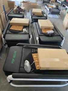 Rodillo de Jade para terapia infrarroja <span class=keywords><strong>Shiatsu</strong></span>, cama de masaje eléctrico, portátil, para salón de Corea - Product Image 6