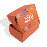 Boîte d'expédition en carton ondulé personnalisée orange avec impression couleur pour vaisselle de cuisine
