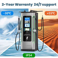 Nouvelle station de charge DC multifonctionnelle BLUESKY CDZ-YE 60 kW, compatible avec les bornes de recharge rapides commerciales CCS2/GB/T, en vente flash
