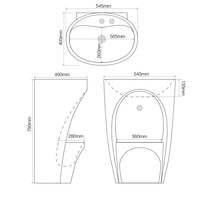 Kidoir, dernier modèle, lavabo ovale en céramique à double niveau, lavabo pour ablutions, lavabo musulman pour les pieds et les mains avec piédestal, vente en gros