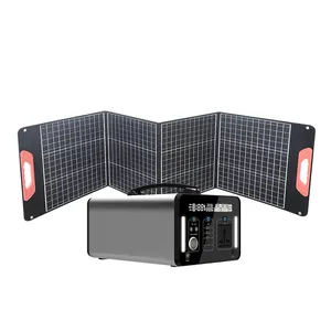 Portable Oem Logo 1000W 2000W Solar Generator DC AC Outlet Charger Power Bank Solar Power Station For Laptop