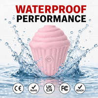 Vibrateur à aspiration orale en forme de cupcake, 10 fréquences, <40 dB, ultra silencieux, stimulateur clitoridien et du point G, jouets pour adultes pour femmes, CE RoHS