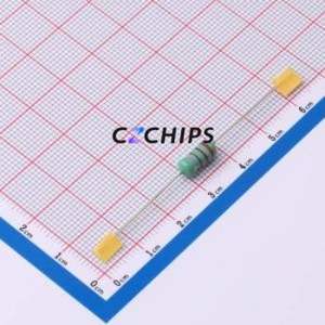 Inductor de Anillo de Color / Inductor de Orificio Pasante PDSH0512I-222K, Componente de Orificio Pasante (THT), D5xL12.5mm 2.2mH 10% 150mA - Product Image 1