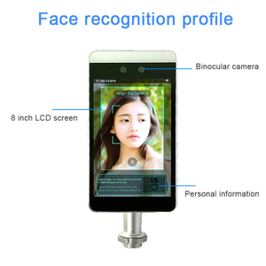 HFSecurity-lector de tarjetas RA08 gratis, lector de tarjetas de 8 pulgadas, huella dactilar, cara, biométrico, tiempo de asistencia, Control de acceso - Product Image 2