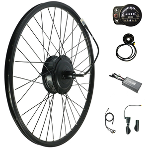 Joyebikes <span class=keywords><strong>BAFANG</strong></span> e-bike noir 36V 48V 350W 500W <span class=keywords><strong>moteur</strong></span> à engrenages avant sans balais pour Kit de Conversion de <span class=keywords><strong>roue</strong></span> avant 20,26,27.5,700C - Product Image 1