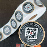 Étiquettes autocollantes rondes personnalisées 50*50mm imperméables, autocollants de logo de marque pour cosmétiques et emballages alimentaires