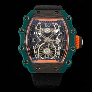 Reloj Automático de Lujo para Hombre, Estilo RM, con Esqueleto de Fibra de Carbono y Tourbillon, Modelo 21-02, Reloj Deportivo de Lujo con Cristal de Zafiro - Product Image 4