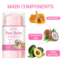 Baume pour pattes d'animaux avec extrait végétal, crème hydratante pour chiens et chats, stick nourrissant pour les coussinets de pattes secs et rugueux, soin quotidien
