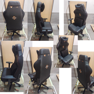 VANBOW Meilleures marques <span class=keywords><strong>Chaise</strong></span> de jeu Techni Sport confortable, pivotante inclinable avec options de massage rotatives pour les grands - Product Image 2