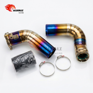 Pipa Pengisian Daya Titanium Boost untuk BMW Seri <span class=keywords><strong>3</strong></span> Seri 4 F30 F32 430i 330i B48 Twin-Power Turbo, Part Modifikasi Saluran Udara - Product Image 2