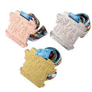 Fornitore di fabbrica nuovo marchio personalizzato matrimonio anniversario medaglia di metallo <span class=keywords><strong>con</strong></span> nomi incisi per le coppie - Product Image 2