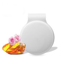 Diffuseur de parfum d'ambiance de luxe à l'ambre pour voitures, portable, en plastique, avec boîte cadeau à ruban, ensemble d'aromathérapie pour voiture