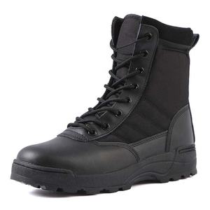 KMS-Bottes de combat multicolores, imperméables et respirantes pour hommes, chaussures de sécurité marron d'occasion, vente en gros - Product Image 1