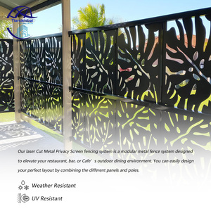 Cloison <span class=keywords><strong>de</strong></span> séparation personnalisée pour jardin, extérieur, intérieur, mur décoratif découpé au laser, écran d'intimité - Product Image 2