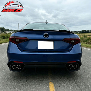 Alerón Trasero Estilo OE para Alfa Romeo Giulia 2017-2026, Negro Brillante - Product Image 2