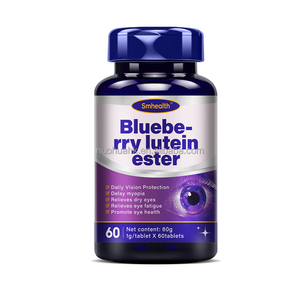 Private Label Blueberry Lutein Care Vision Chewable 1g <b>Bear</b> Tablets 60 Counts Herbal Eye Healthycare Supplement - Product Image 1