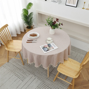 Mantel a Rayas con Borlas, Impermeable y Resistente al Aceite, Diseño Minimalista y de Color Puro para Eventos, Hoteles, Fiestas en Casa - Product Image 4