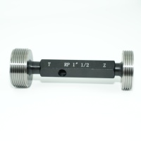Jauge de calibreage Go/No-Go pour filetage conique DIN2999 RP, fabricant : RP1/16, 1/8, 1/4, 3/8, 1/2, 3/4, 1, 1 1/4, 1 1/2, 2, 2 1/2, 3, 3 1/2, 4, 5, 6