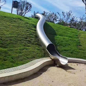 Chất lượng cao khu vực cảnh quan sân chơi thép không gỉ trượt phi tiêu chuẩn sân chơi ngoài trời trượt - Product Image 3