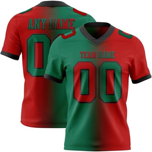Faded-red and Kelly Green