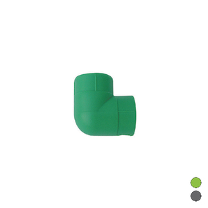 Codo de 90 Grados Liso de Polipropileno, Diámetro 20, Gris, Accesorio para Manguera de Plomería - Product Image 1