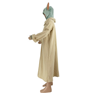 Mandalorian Baby <span class=keywords><strong>Yoda</strong></span> <span class=keywords><strong>disfraz</strong></span> de Halloween Unisex Alien Cosplay Set para adultos y niños espectáculo de escenario perfecto - Product Image 1