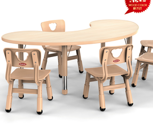 Bureau et chaise classiques <span class=keywords><strong>en</strong></span> <span class=keywords><strong>bois</strong></span> pour enfants, élèves, étudiants, style <span class=keywords><strong>ancien</strong></span>, simple place - Product Image 2