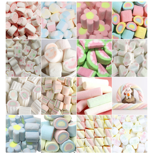 Lechao nhãn tùy chỉnh 1kg số lượng lớn đóng gói tùy chỉnh Twist Cube thỏ hình dạng <span class=keywords><strong>Marshmallow</strong></span> Halal Kẹo Ngọt Túi <span class=keywords><strong>Marshmallow</strong></span> - Product Image 1
