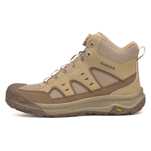 Chaussures <span class=keywords><strong>de</strong></span> <span class=keywords><strong>sécurité</strong></span> unisexes légères, respirantes, à embout d'acier, hautes, <span class=keywords><strong>sans</strong></span> <span class=keywords><strong>lacets</strong></span>, antidérapantes pour travaux <span class=keywords><strong>de</strong></span> construction - Product Image 2