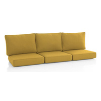 Coussins de chaises d'extérieur en tissu polyester durable et imperméables pour patios avec fonction antidérapante