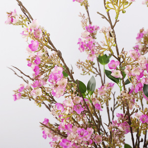Flor Artificial Pequeña con Estampado Floral, Flor de Seda de Alta Simulación, Decoración para Bodas y Hogar - Product Image 3