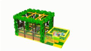 Parque de diversões infantil tema espaço Indoor Playground equipamento selva estilo macio e divertido - Product Image 4