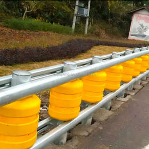 Barrière de sécurité rotative en polyuréthane EVA non réfléchissante à fort impact, galvanisée à chaud, taille personnalisable pour le trafic - Product Image 1